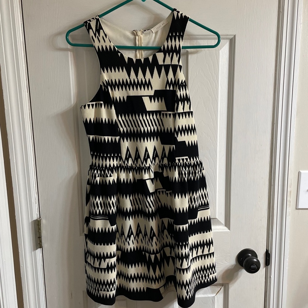 Black and Cream Dress